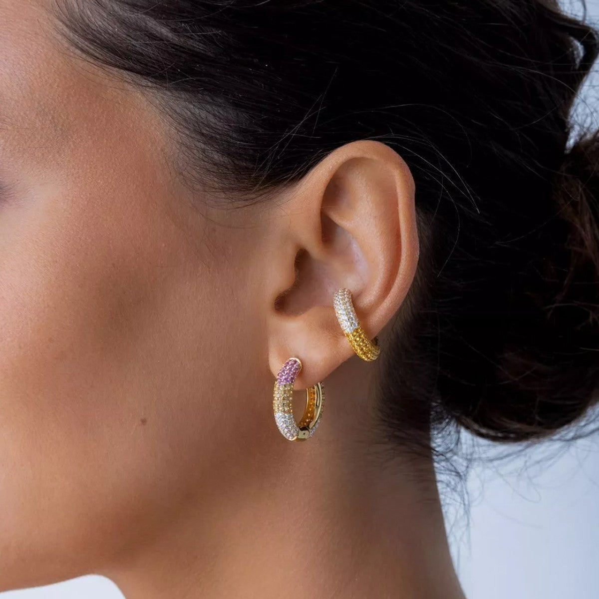Colour CZ Ear Cuffs