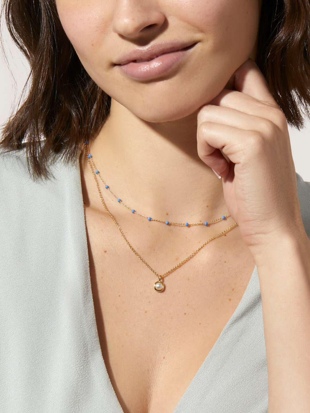 Beaded Layered Necklace