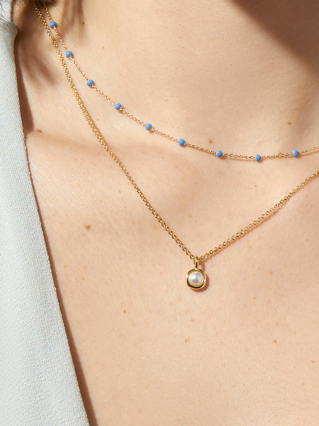 Beaded Layered Necklace