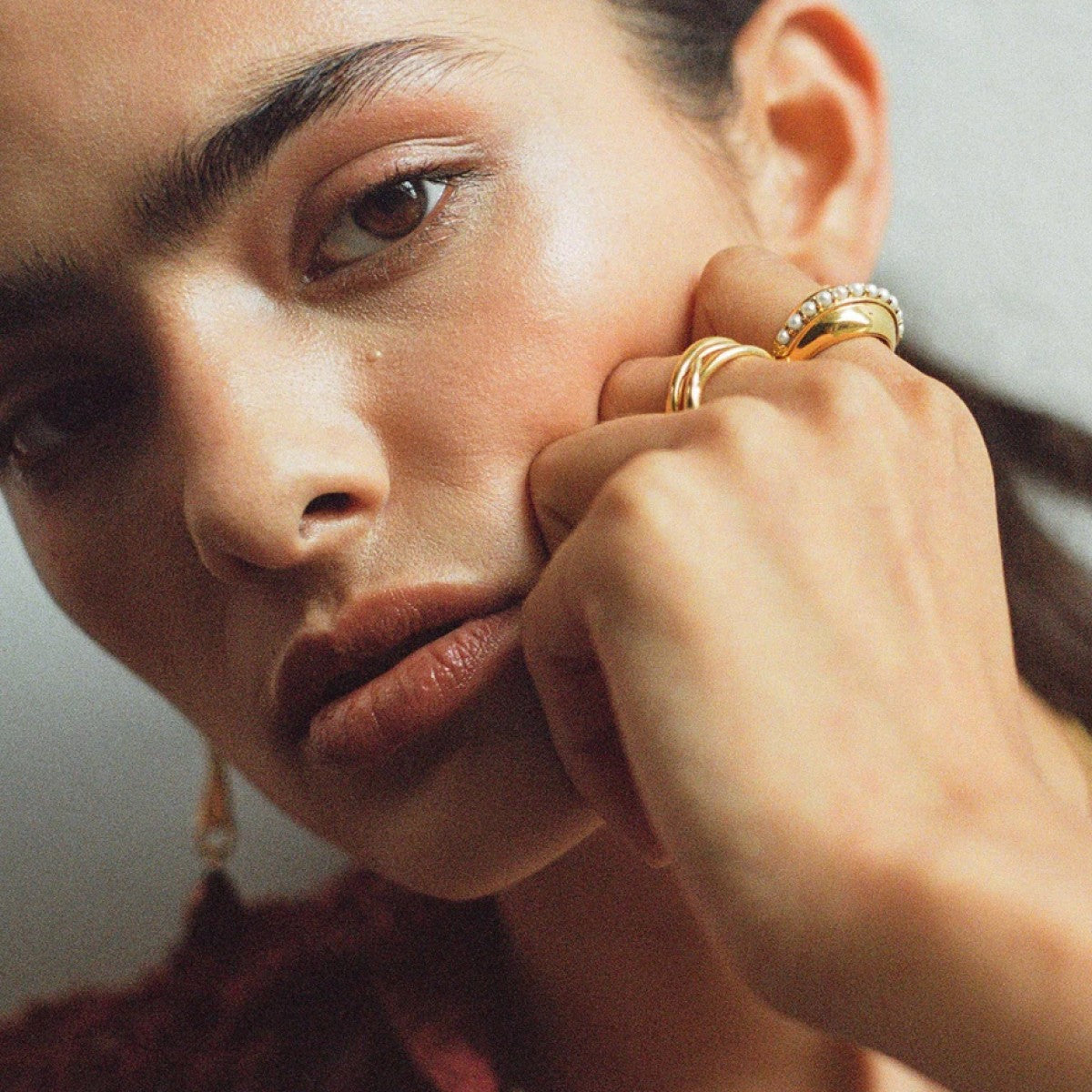 Dome Gemstone Rings