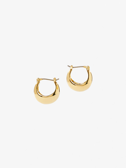 Gold Chunky Hoop Earrings