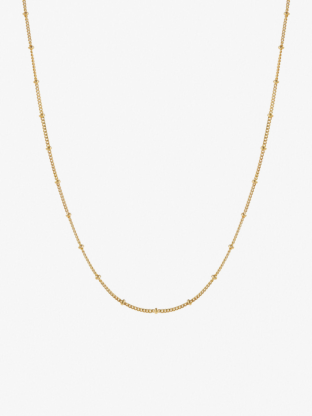Gold Ball Chain Necklace