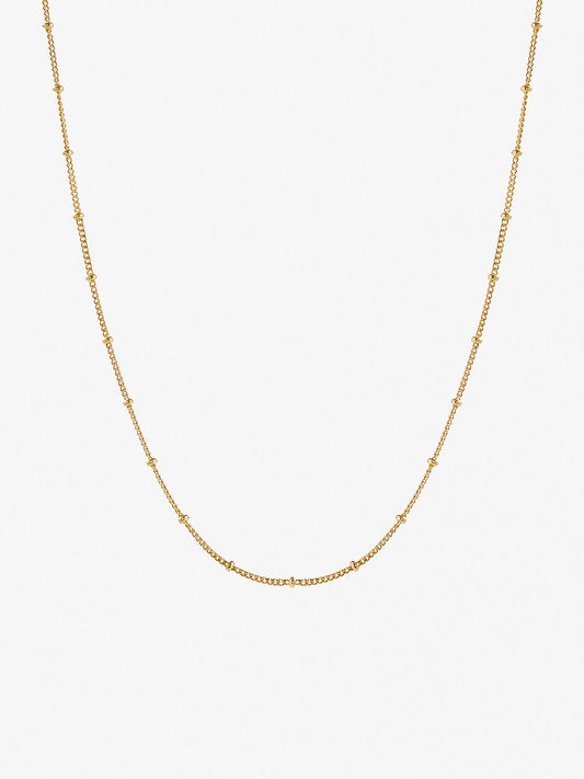 Gold Ball Chain Necklace