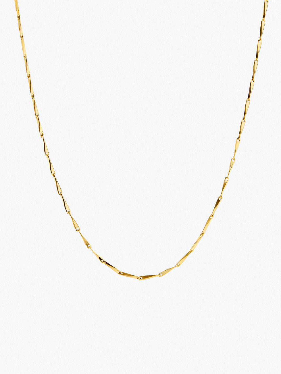 Gold-Dipped Bead Necklace