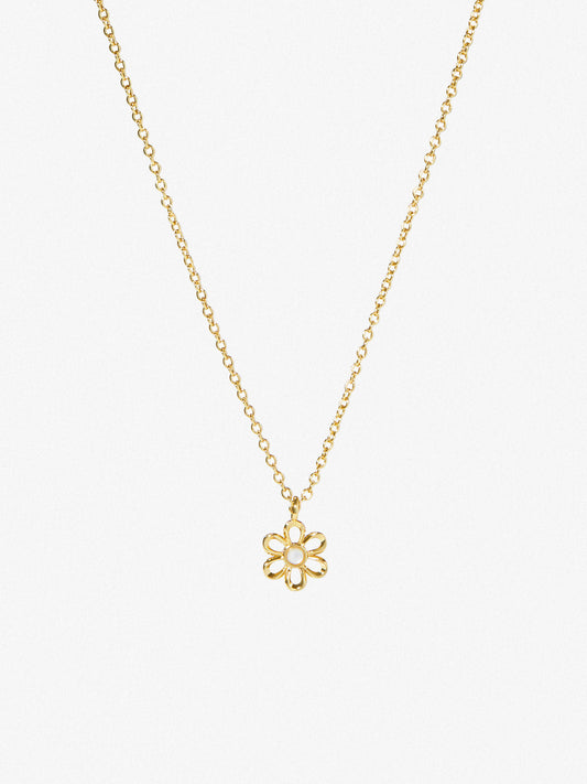 Gold Mini Flower Necklace