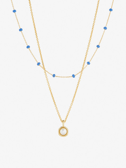 Beaded Layered Necklace