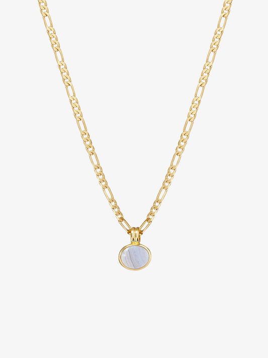Light Purple Gemstone Necklace