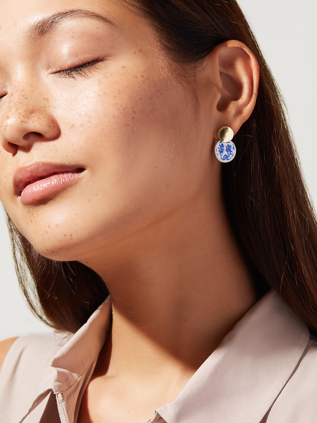 Gold Drop Earrings