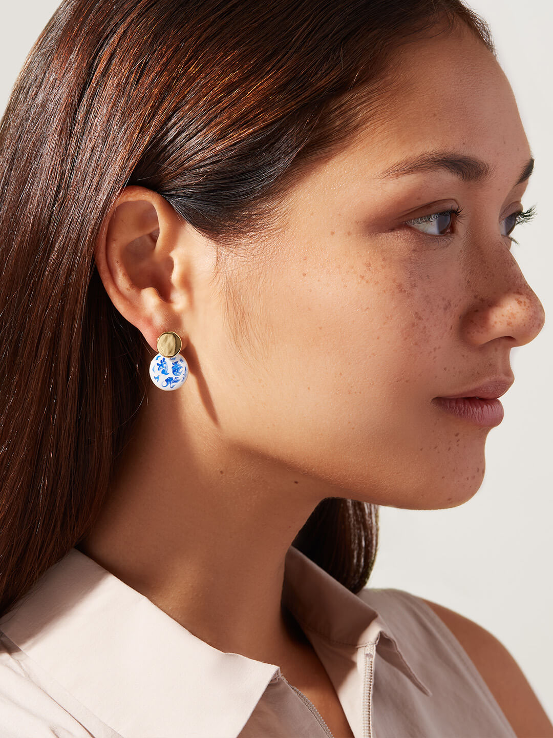 Gold Drop Earrings