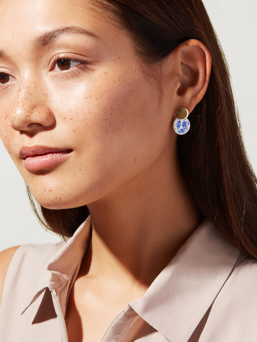 Gold Drop Earrings