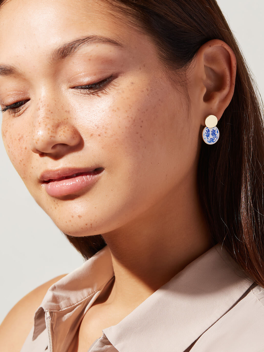 Gold Drop Earrings